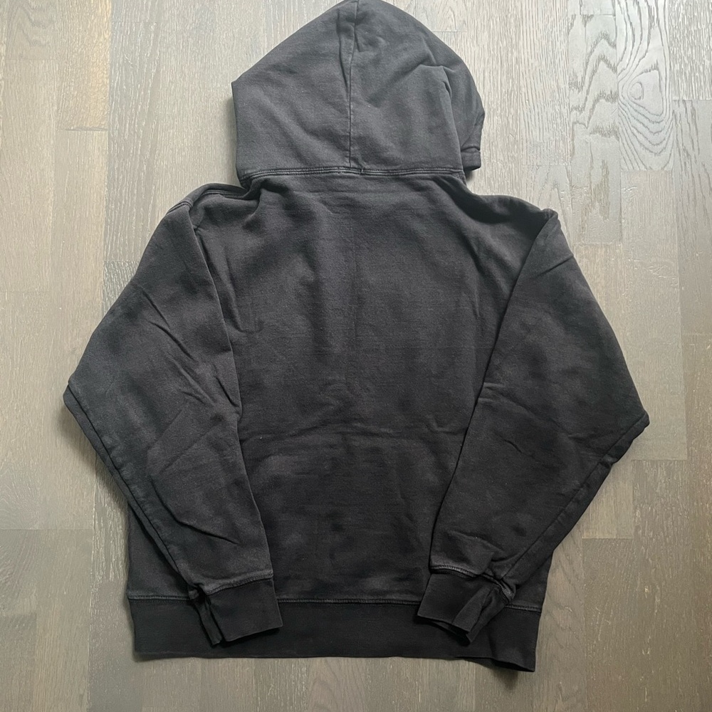 Brandy Melville black embroidered butteryfly hoodie - Picture 2 of 7